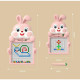 Magnetic Drawing Rabbit Board with Pen & Beads