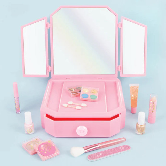 Mirrored Vanity & Cosmetic Kit - Make It Real