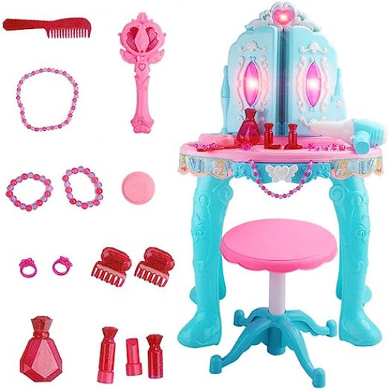Dresser Toy Play Set Beauty Cosmetic Kit