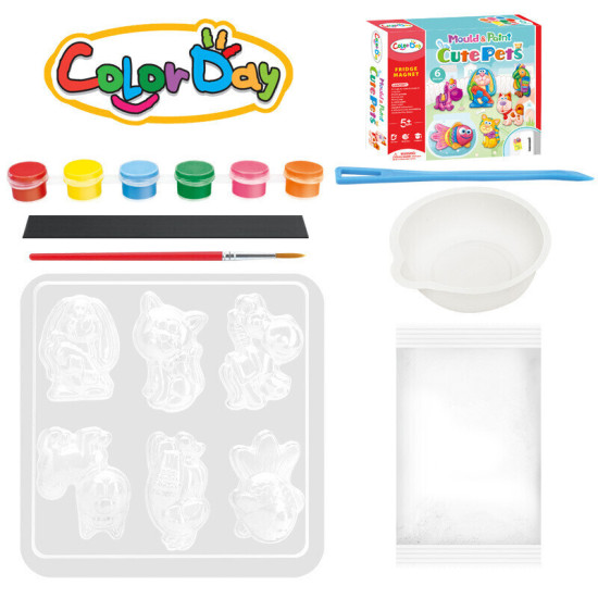 Mould & Paint Cute Pets - Color Day