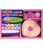 Wooden Heart Box Decorate Your Own Heart Chest