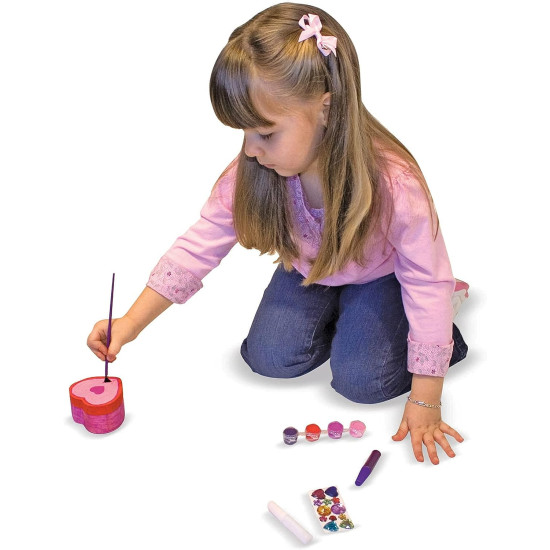 Wooden Heart Box Decorate Your Own Heart Chest