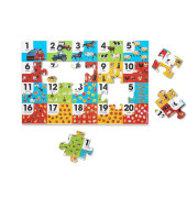 Farm Number Floor Puzzle - 24 Pc