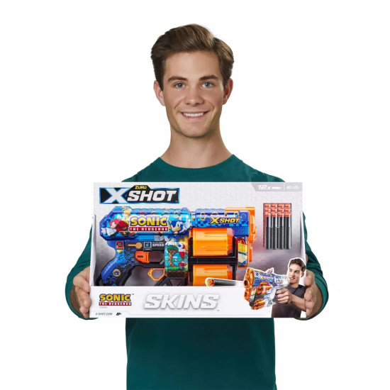 X-Shot Gun Skins Dread Sonic - 12 Darts