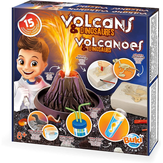 البراكين والديناصورات