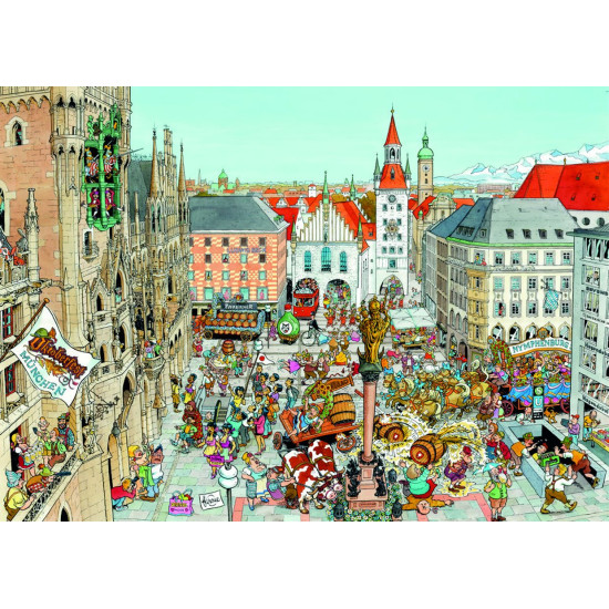 أحجيه مدن العالم ميونخ - 1000 قطعة