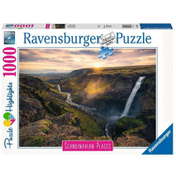 Puzzle Haisfoss Waterfall-1000 Pcs
