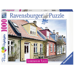 Puzzle Houses In Aarhus - Denmark 1000 Pcs