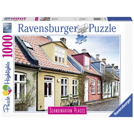 Puzzle Houses In Aarhus - Denmark 1000 Pcs