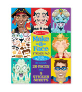 أصنع الوجوه المجنونة بالملصقات