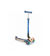 Primo Foldable Scooter with Lights - blue