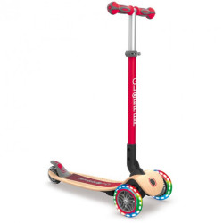 Primo Foldable Scooter with Lights , Red
