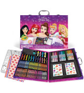 حقيبة فنية ملهمة ديزني برينسيس - 115 قطعة من كرايولا