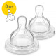 Avent Classic Slow Flow Teats - 1 Hole