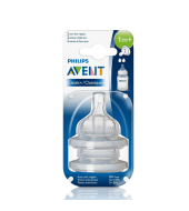 Avent Classic Slow Flow Teats - 2 Holes