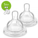 Avent Classic Slow Flow Teats - 2 Holes