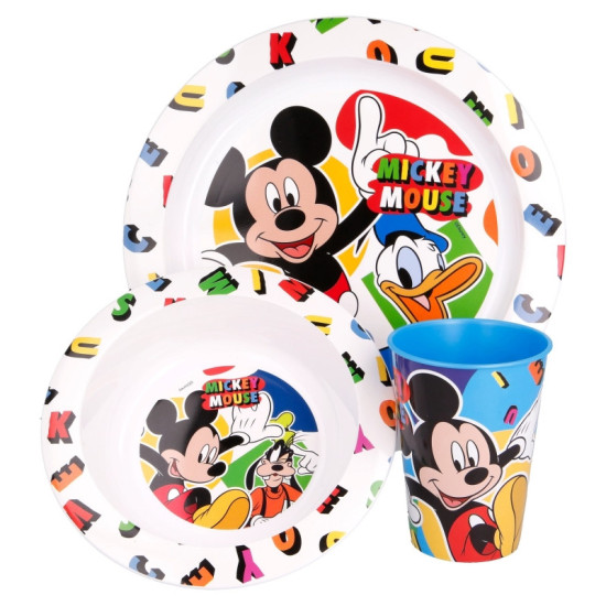 Easy Set Dinnerware Mickey Mouse - 3PCS