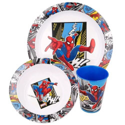 مجموعة ادوات الطعام سبيدر مان - 3 قطع