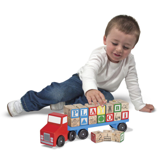 Alphabet Truck - Blocks Wooden