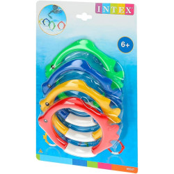 Underwater Fish Rings, 4 Pieces - INTEX