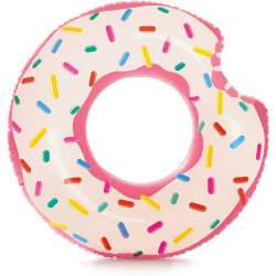 Rainbow Donut Tube Pool Ring swim - INTEX