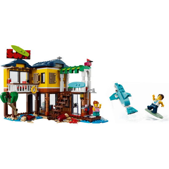 CREATOR SURFER BEACH HOUSE - LEGO