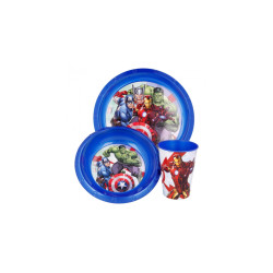 مجموعة ادوات الطعام الابطال الخارقون ثور - 3 قطع