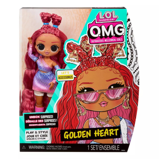 L.O.L Surprise Golden Heart Doll - with Accessories