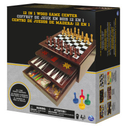 12 In 1 Game Center Wood