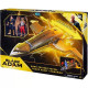 Dc Black Adam Movie Hawk Cruiser With 4 Figure Black Adam And Hawkman