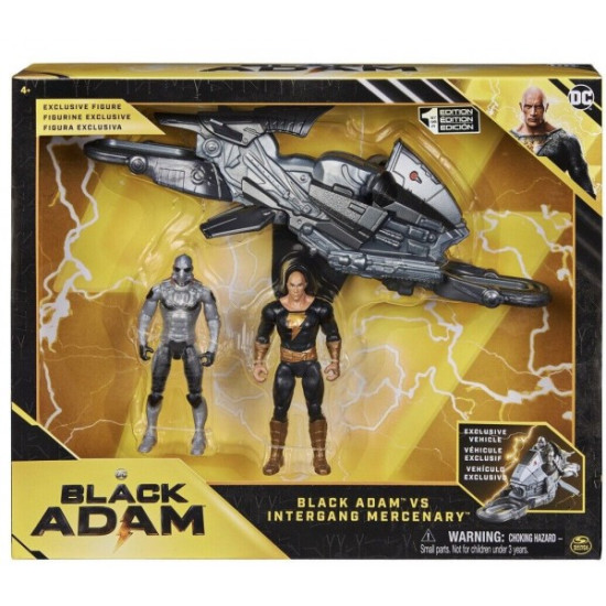 Dc Black Adam Movie Intergang Set With 4-inch Figures