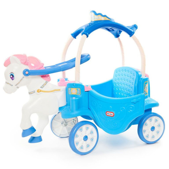 Little Tikes Princess Horse & Carriage- Frosty Blue