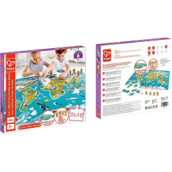 2-IN-1 World Tour Puzzle and Game - Hape