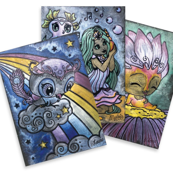 Pitch Black Art Set - Nebulous Stars