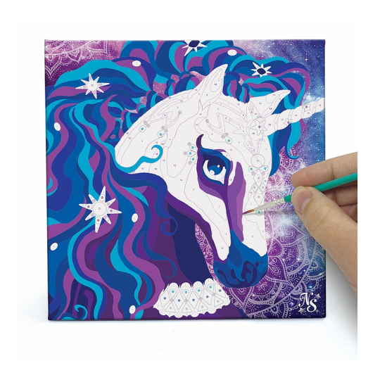 Paint-By-Number On Canvas - Nebulia & Horse