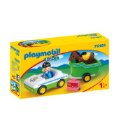 Car With Horse Trailer 5 Pcs - Playmobil