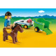 Car With Horse Trailer 5 Pcs - Playmobil