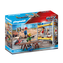 Scaffolding With Workers 51 Pcs - Playmobil