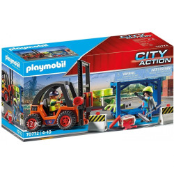 Forklift With Freight 32 Pcs - Playmobil