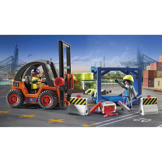 Forklift With Freight 32 Pcs - Playmobil