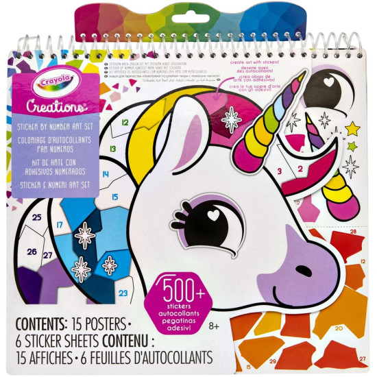 Crayola Creations Sticker By Number Art Set