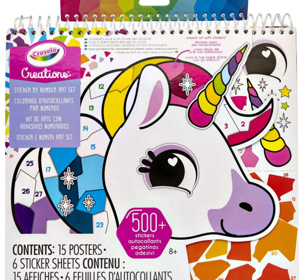 Crayola Creations Sticker By Number Art Set
