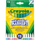 Crayola-Fineline Colored Markers, 12 Pcs