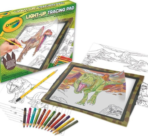 Crayola Art Game Pad with Light Dinosaurs