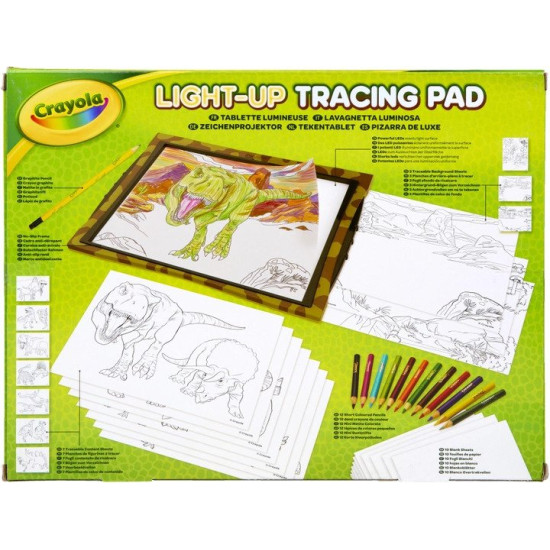 Crayola Art Game Pad with Light Dinosaurs