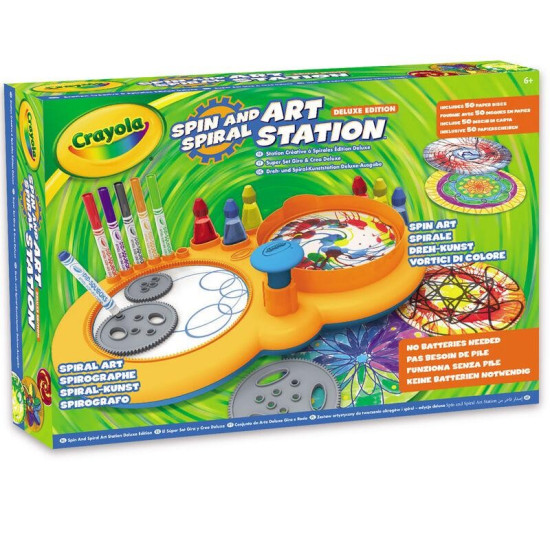 مجموعة الفن الحلزوني والدوران من كرايولا