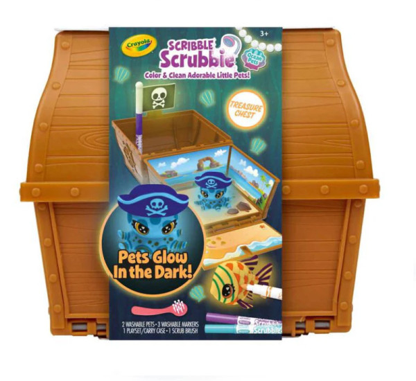 صندوق الحيوانات المتوهجة في الظلام من كرايولا