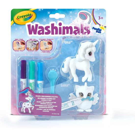 تزيين البومة ووحيد القرن من كرايولا