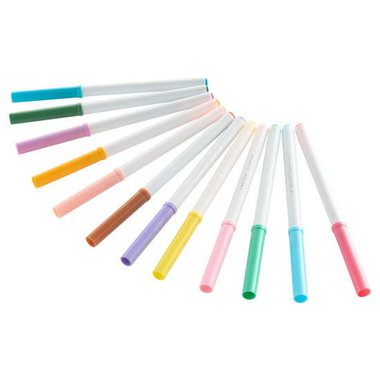 Crayola Supertips Washable Markers - Pack of 12 Pastel