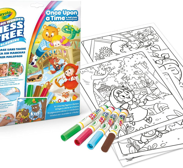 Crayola Color Wonder Coloring Favorite Fairy Tales -18 pages